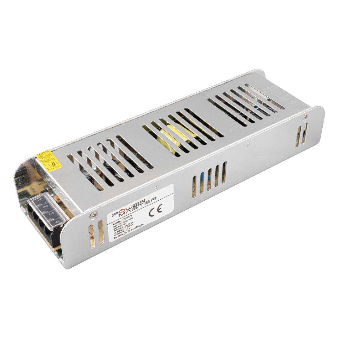 POWERMASTER PM-13250 12 VOLT - 30 AMPER SLIM METAL KASA ADAPTÖR (225*68*40)