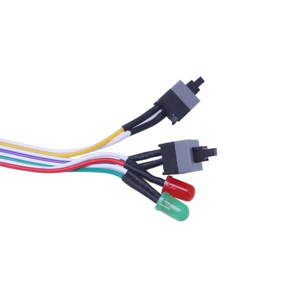 Powermaster PM-14367 Bilgisayar PC Kasa Kablosu 65Cm (Power Led, HDD Led, Reset SW, Power SW)