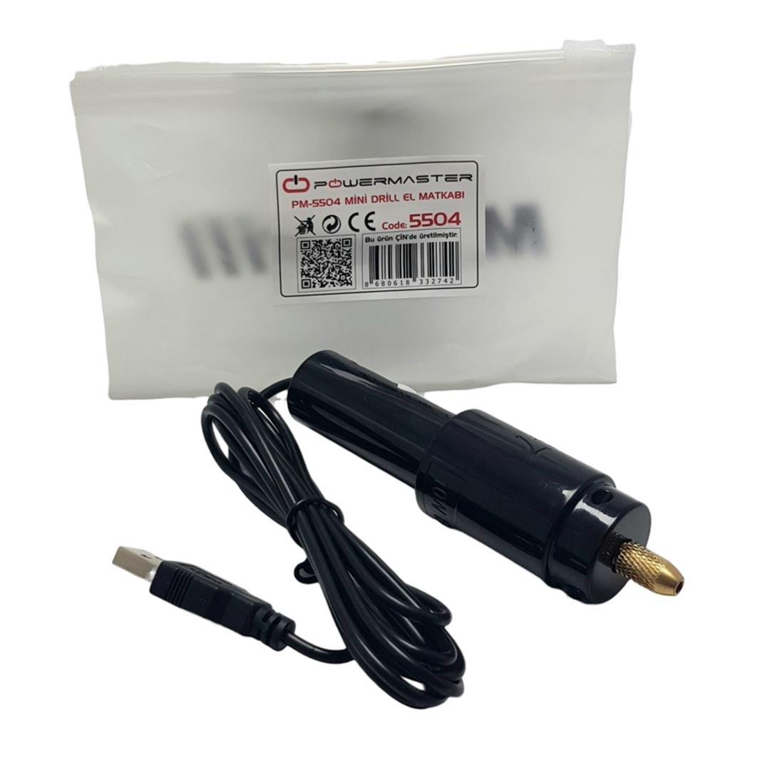 Powermaster PM-5504 Hassas USB Mini Drill El Matkabı