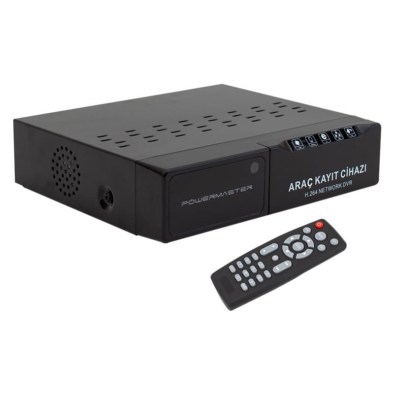 POWERMASTER PM-7104HD 4 KANAL 5IN1 MOBİL DVR KAYIT CİHAZI (2.5 HDD TAKILABİLİR)