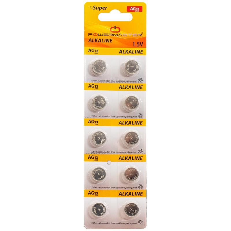 POWERMASTER T E AG13 LR44 PİL (10LU PAKET)
