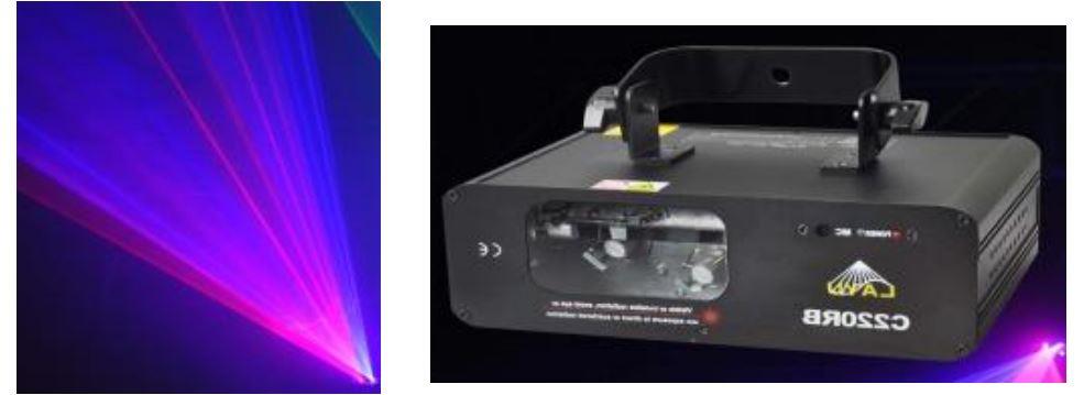 PROMAIN PRO-C220RB 2 RENK BEAM LAZER (KIRMIZI-MAVİ) DMX-AUTO-SOUND-MASTER/SLAVE