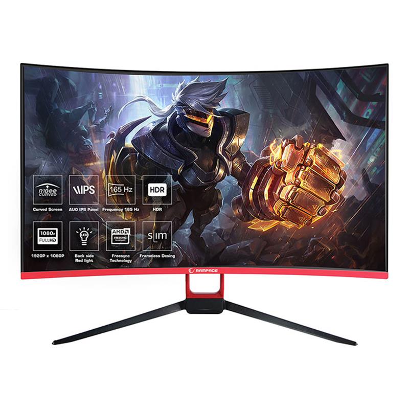 RAMPAGE RM-365S 27 LED 165HZ FREESYNC TECHNOLOGY+HDR PC CURVED GAMING OYUNCU MONİTÖRÜ