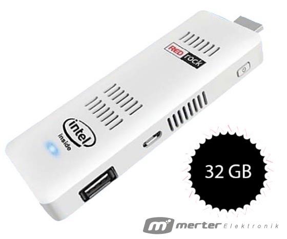 REDROCK PST232W 2GB RAM 32GB HDD WIN 8.1 HDMI STICK BİLGİSAYAR