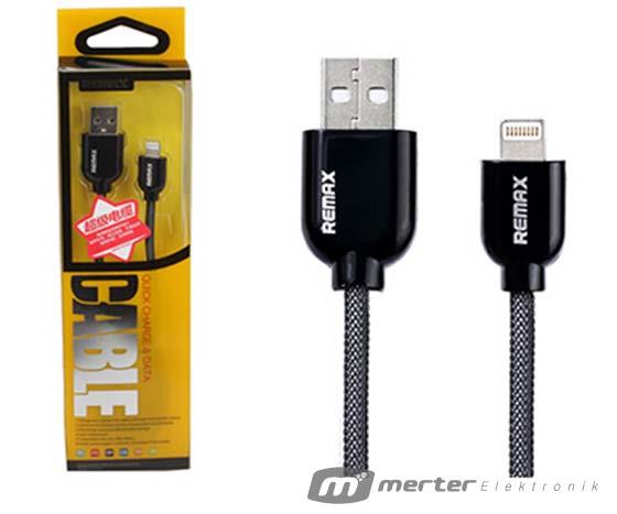 REMAX SİYAH USB IPHONE KABLOSU