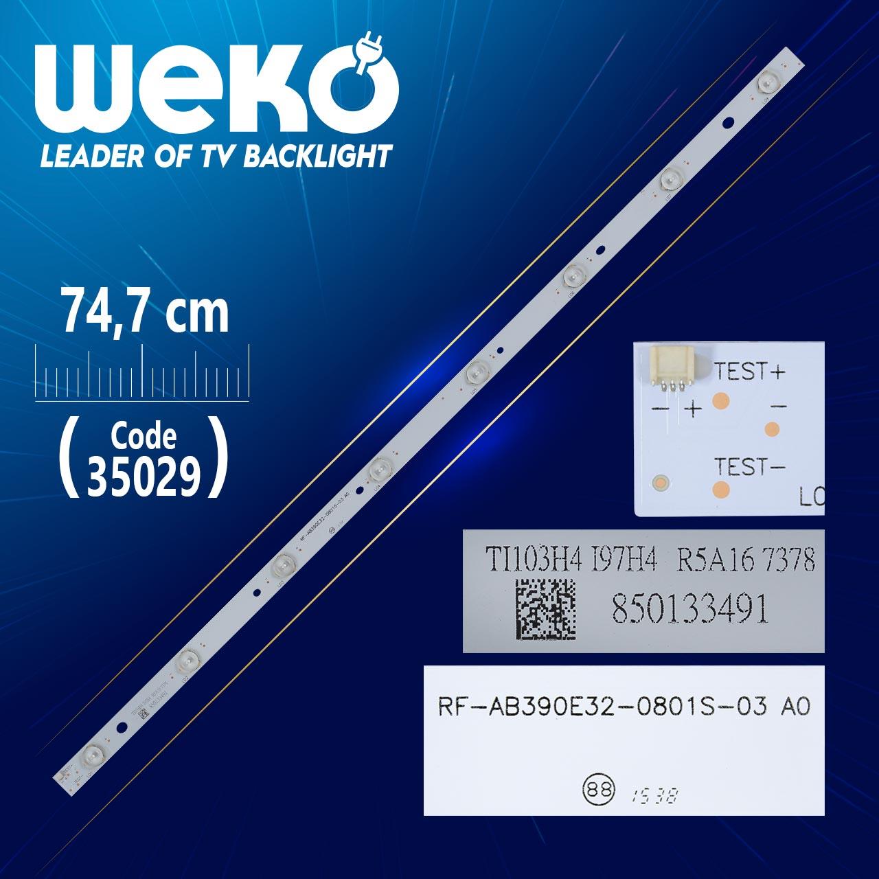 RF-AB390E32-0801S-03 A0 - 74.7 CM 8 LEDLİ - (WK-812)