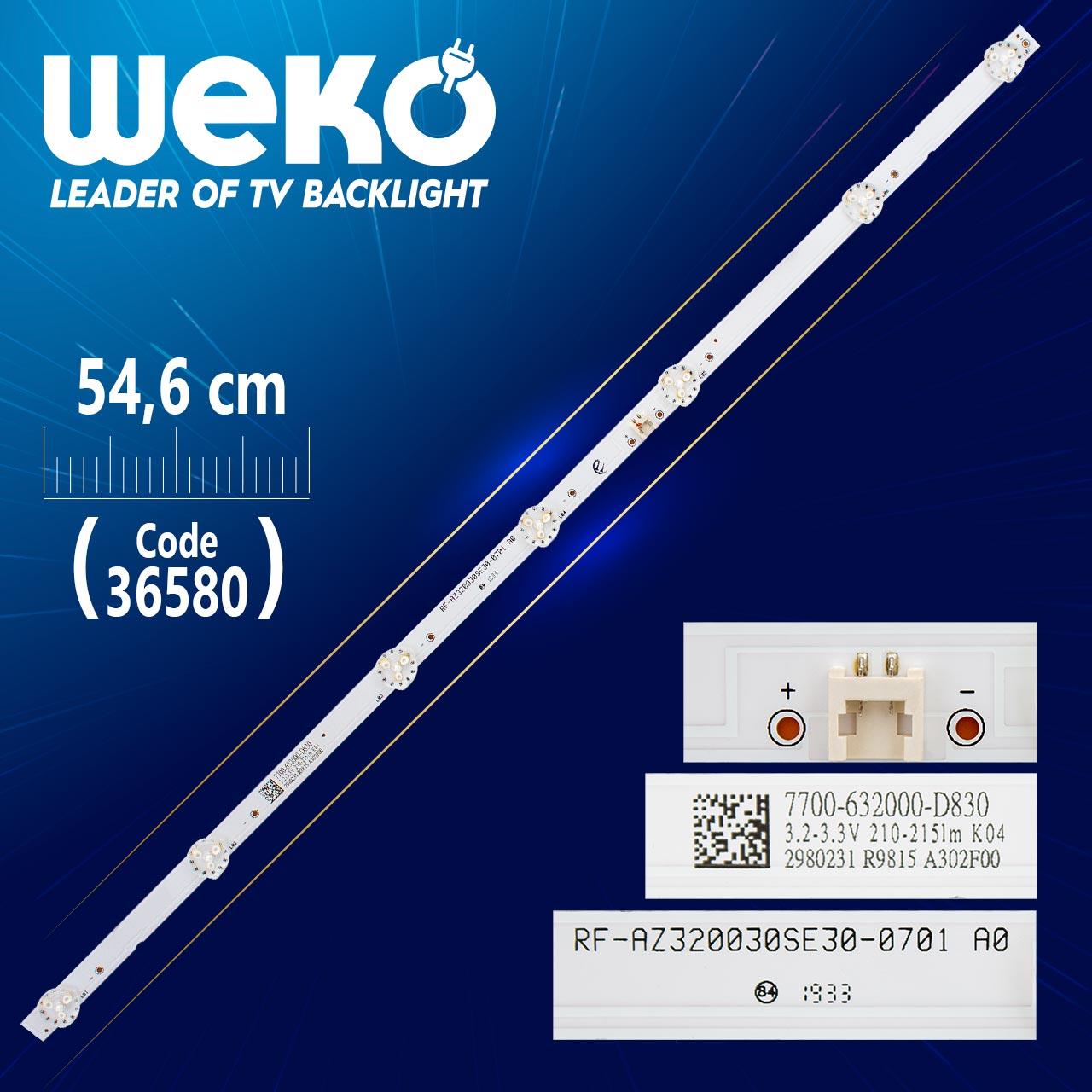 RF-AZ320030SE30-0701 A0 7 LEDLİ  54,6 CM