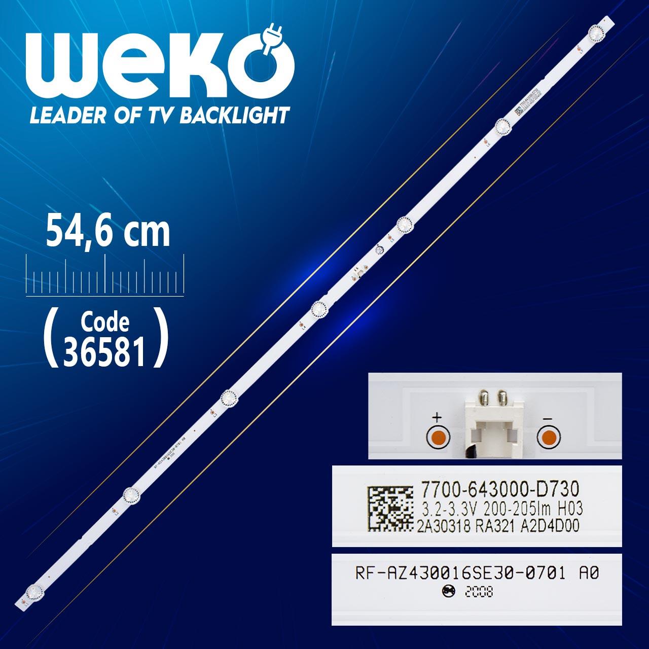 RF-AZ430016SE30-0701 A0   7 LEDLİ 77,1 CM