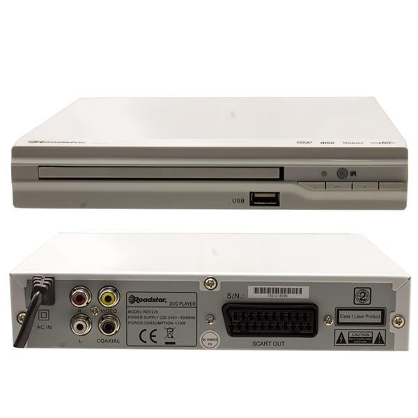 ROADSTAR RDV-226 USBLİ BEYAZ DVD/DIVX PLAYER