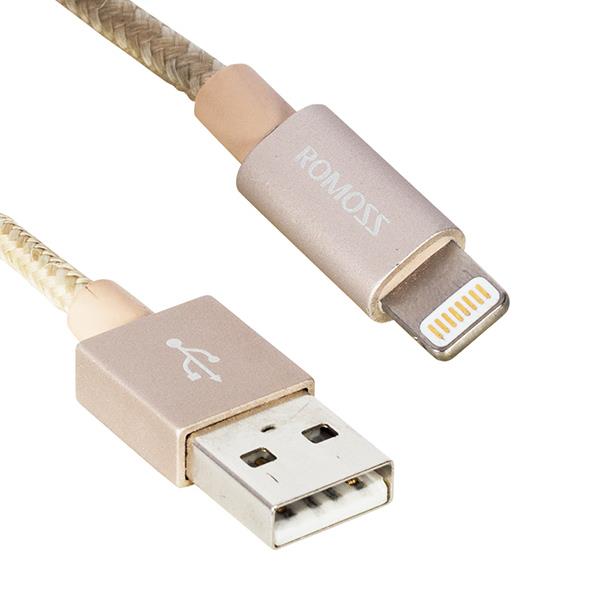 ROMOSS CB13N IPHONE ÖRGÜLÜ 1 METRE HIZLI DATA+ŞARJ KABLOSU