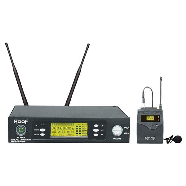 ROOF R-1150S UHF YAKA ÇİFT TUNERLİ TELSİZ MİKROFON