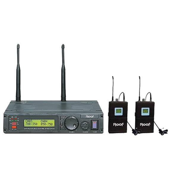 ROOF R-1200 2 YAKA 2 KANAL UHF KABLOSUZ TELSİZ MİKROFON