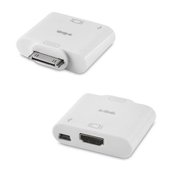S-LINK IP-515 IPAD/IPHONE TO HDMI + USB ŞARJ KONNEKTÖR