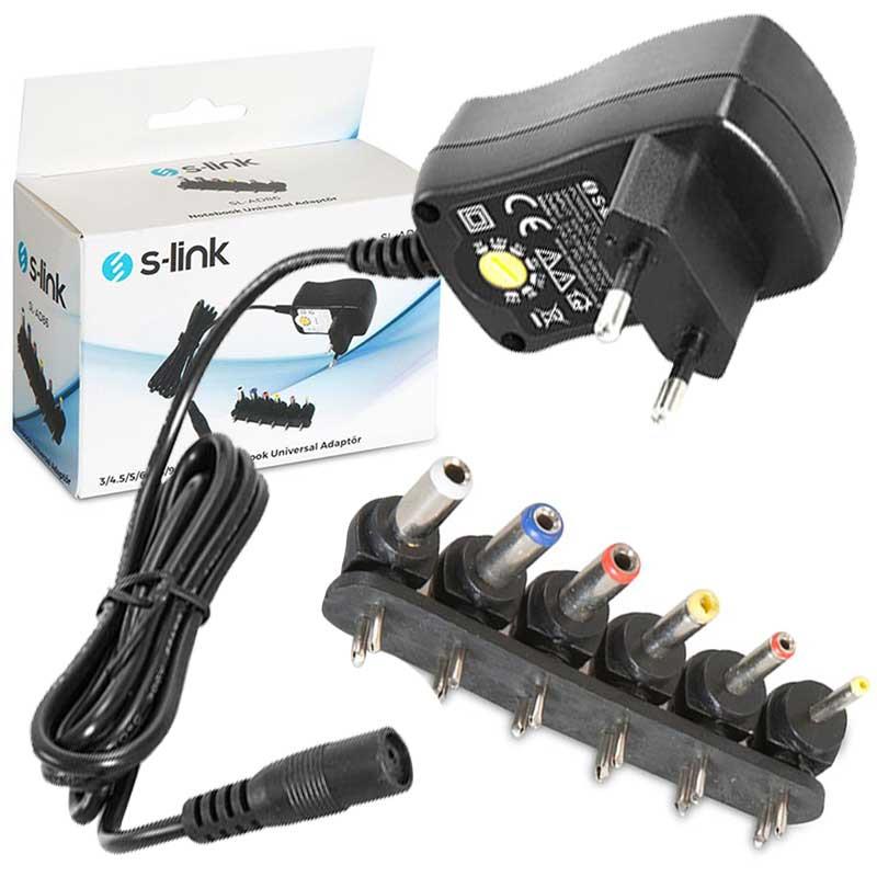S-LINK SL-AD86 3 VOLT - 12 VOLT - 1 AMPER AYARLI SWITCH MODE ADAPTÖR