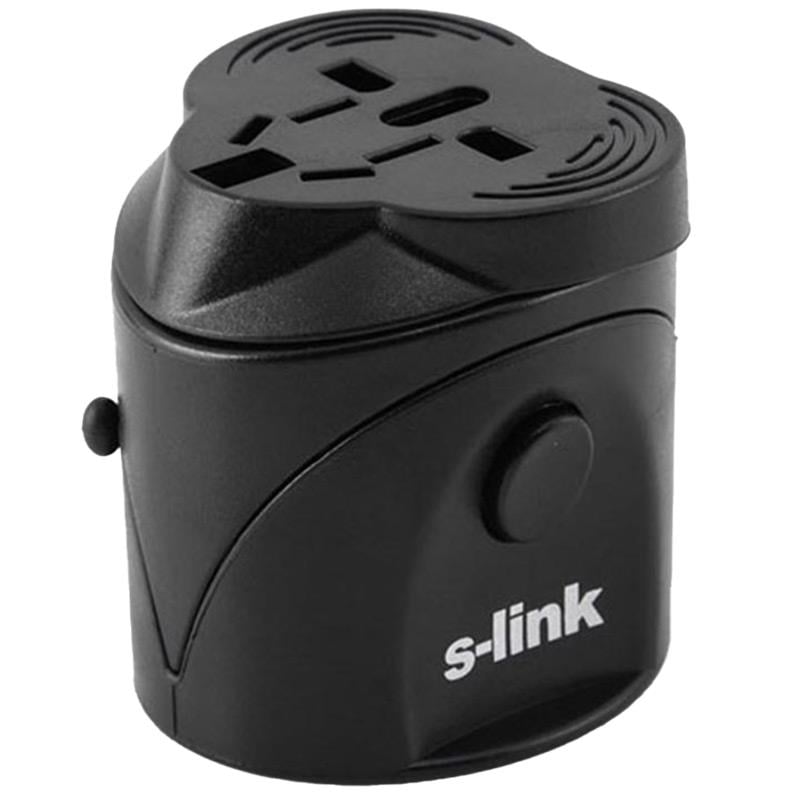 S-LINK SLX-230 USB ŞARJ+UNIVERSAL PRİZ ÇEVİRİCİ