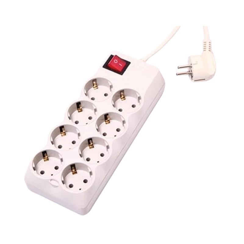S-LINK SPG4-8-30 8Lİ 3 METRE KABLOLU AKIM KORUMALI PRİZ