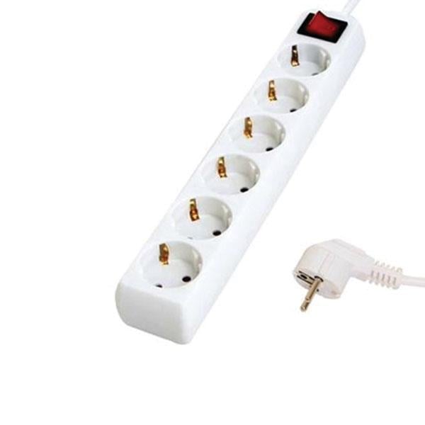 S-LINK SPG8-6-30 6LI 3 METRE KABLOLU AKIM KORUMALI PRİZ