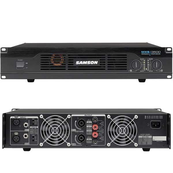 SAMSON MXS-3500 8 OHM 2X1100W /4 OHM 2X1900W/2 OHM 2X2700 WATT POWER ANFİ