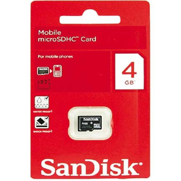 SANDISK 4 GB MICRO SD HAFIZA KARTI