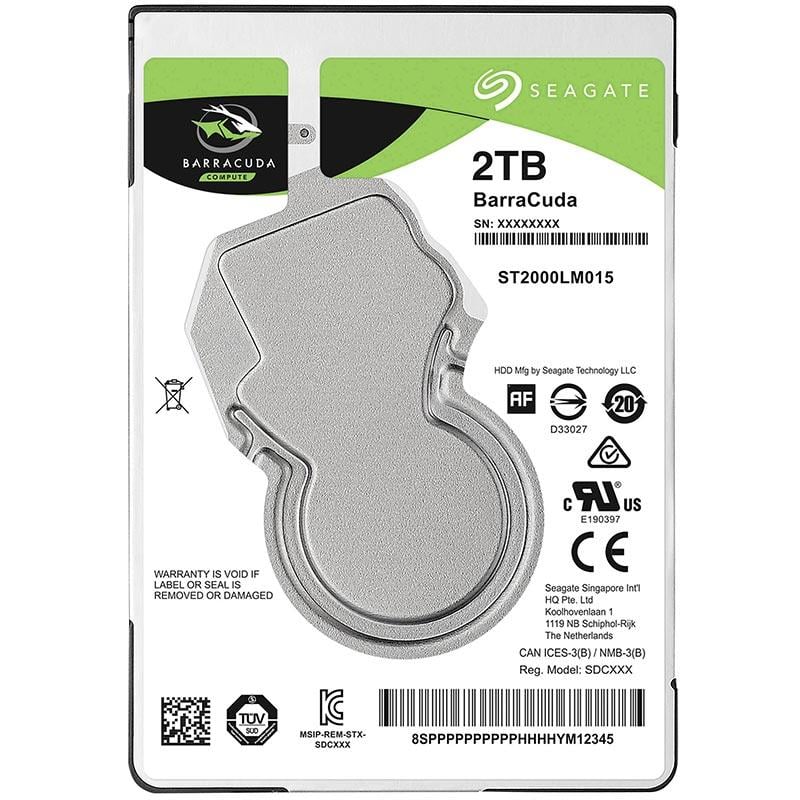 SEAGATE ST2000LM015 2 TB 5400 RPM SATA3 128 MB 2.5 HARDDİSK