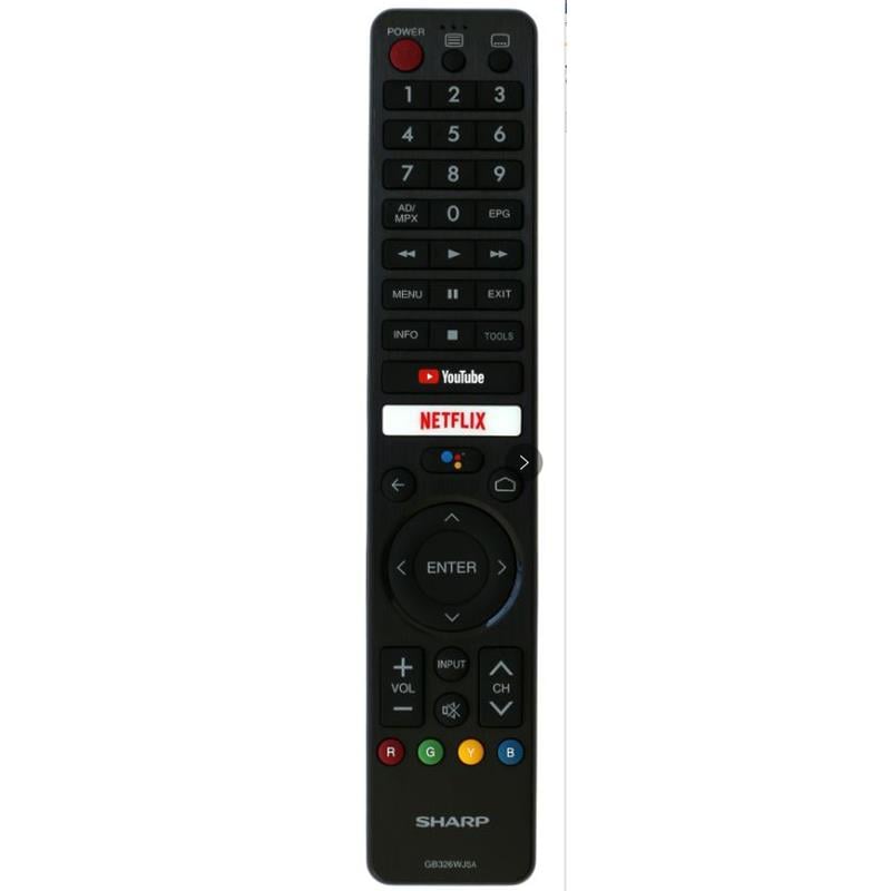 SHARP H1944/ GB326WJSA NETFLIX- YOUTUBE TUŞLU LCD LED TV KUMANDA
