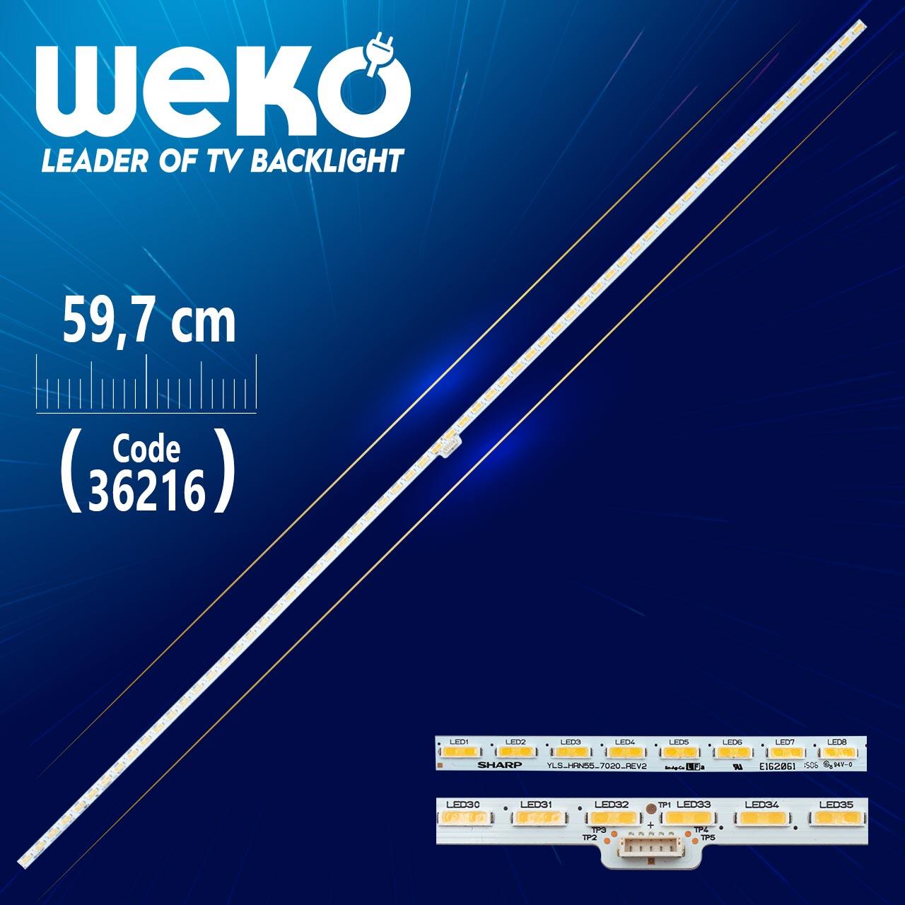 SHARP YLS_HRN55_7020_REV2  64 LEDLİ  59.7 CM