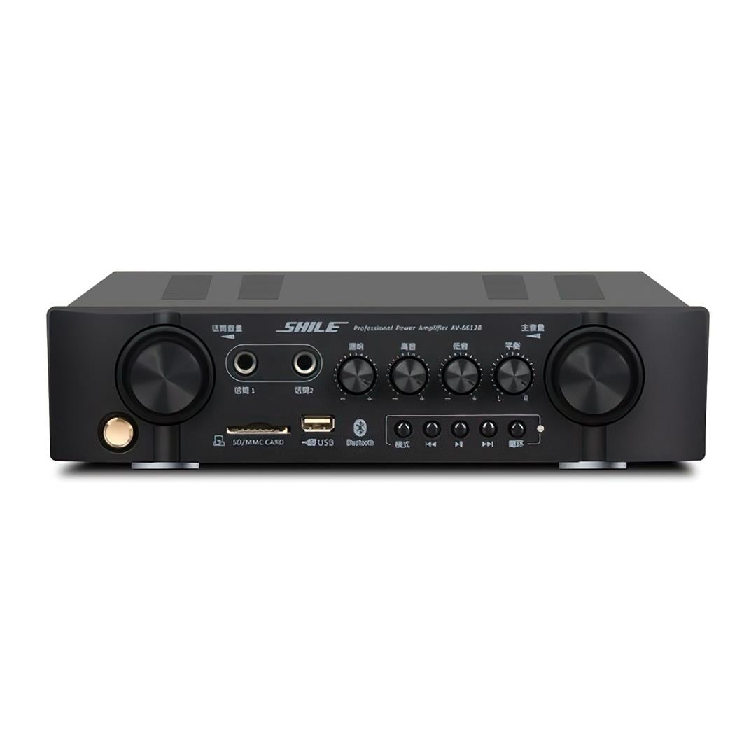 SHILE AV-6612B USB-BT 2 KANAL 2X50 W MAX TRAFOSUZ ANFİ
