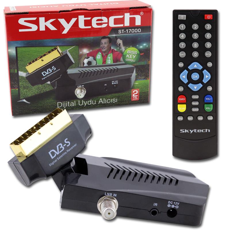 SKYTECH ST-17000 MİNİ SCART UYDU ALICISI