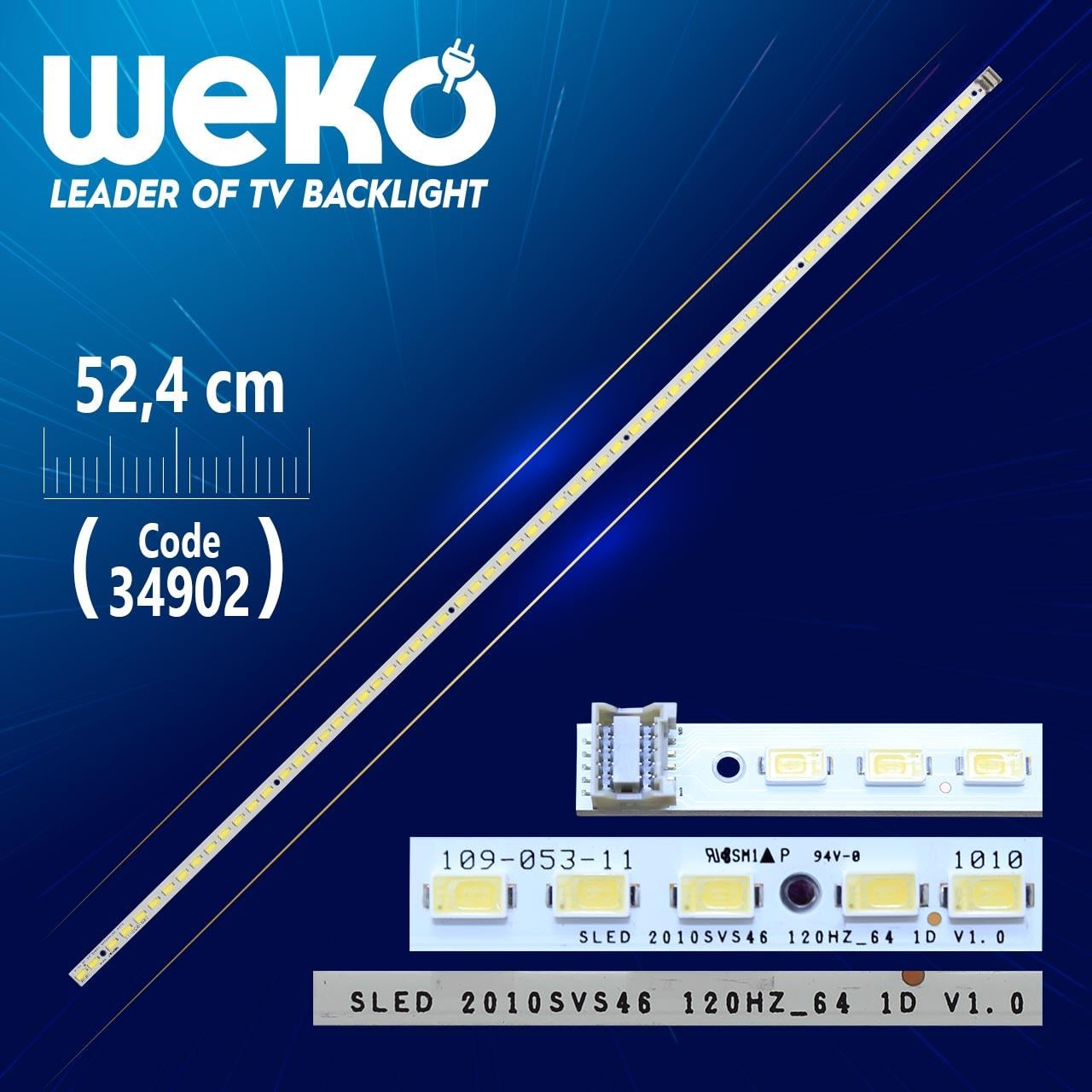 SLED 2010SVS46 120HZ_64 1D V1.0 - 52.4 CM 64 LEDLİ - (WK-743)