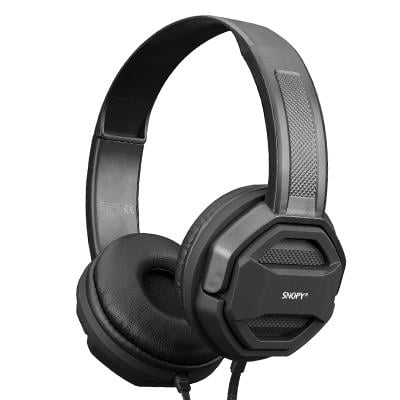 SNOPY SN-101 BONNY SİYAH MİKROFONLU KULAK ÜSTÜ KULAKLIK