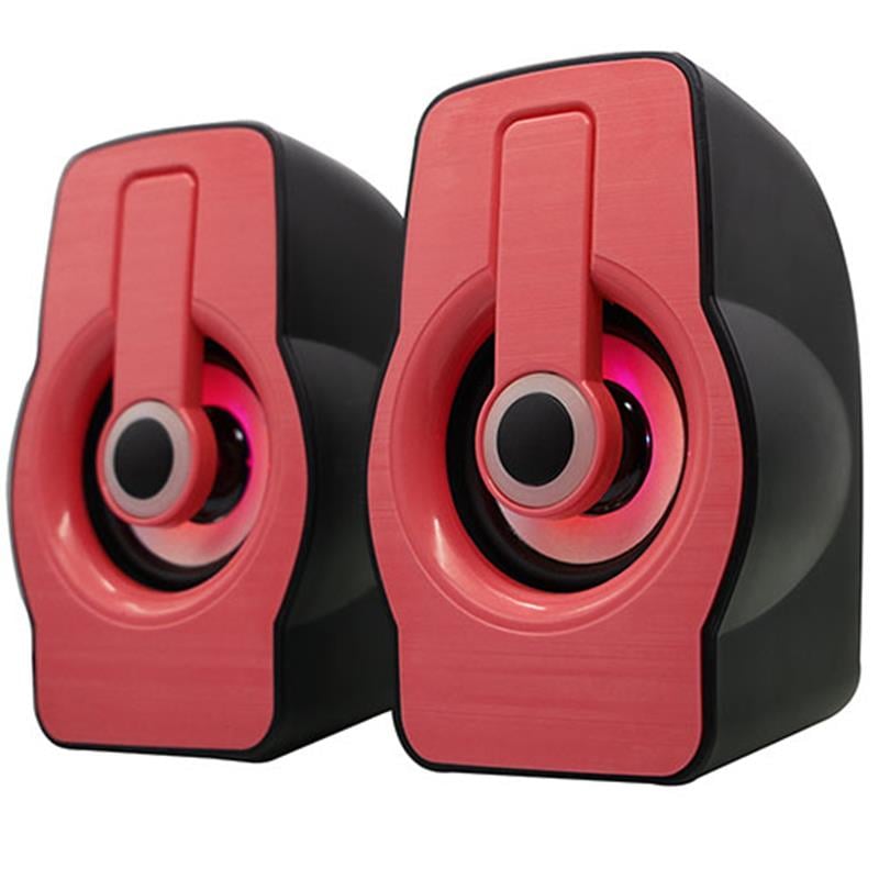 SNOPY SN-X23 2.0 MULTIMEDIA RGB IŞIKLI 3 WATT*2 USB HOPARLÖR (SİYAH/MAVİ-SİYAH/KIRMIZI)
