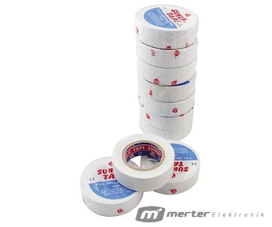 SUNUP 0.13X15 MM BEYAZ İZOLE BANT (10LU PAKET)