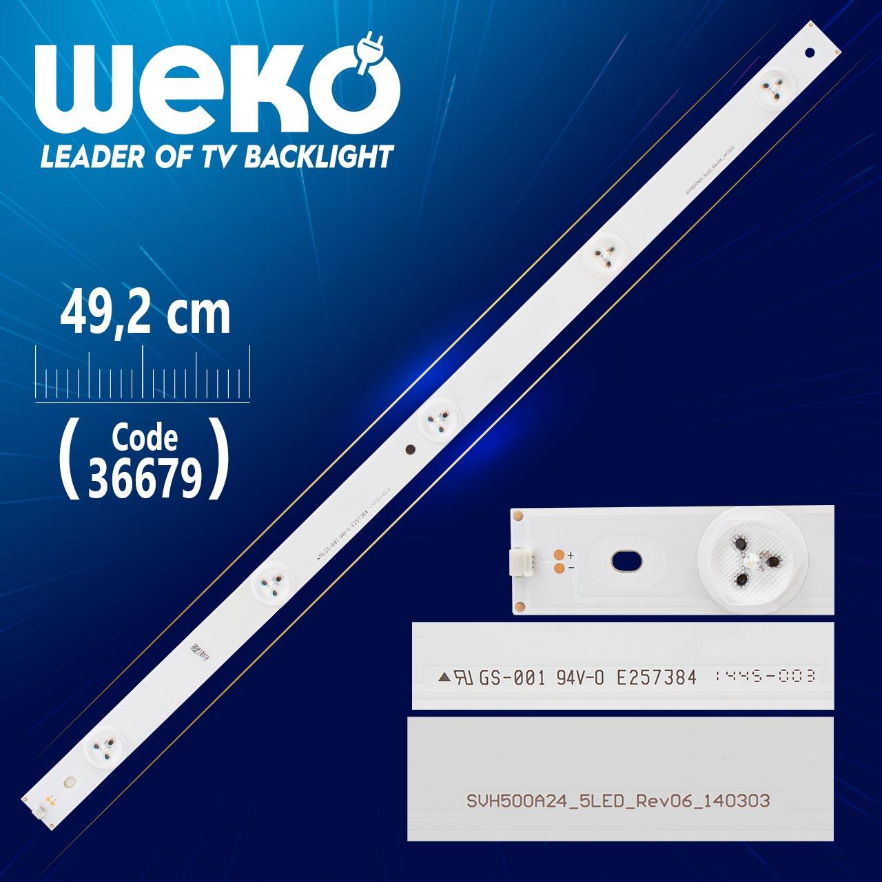 SVH500A24_5LED_REV06_140303 5 LEDLİ 49.2 CM