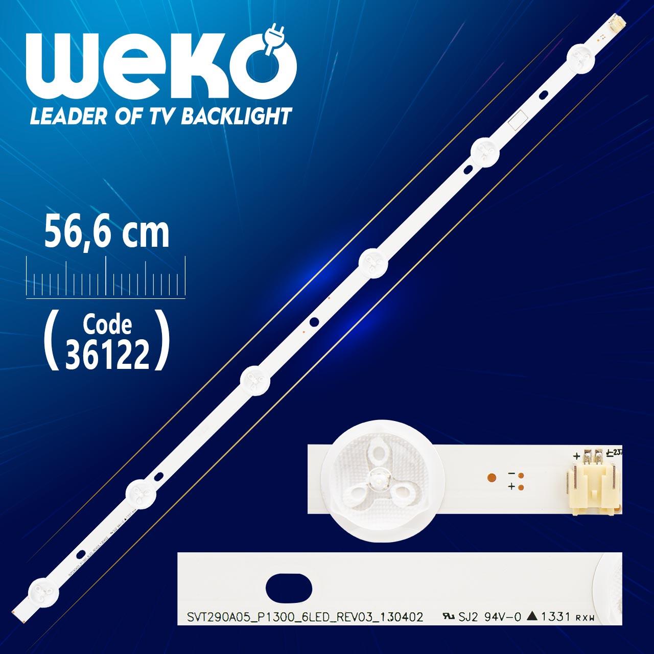 SVT290A05_P1300_6LED_REV03_130402 6 LEDLİ 56.6 CM