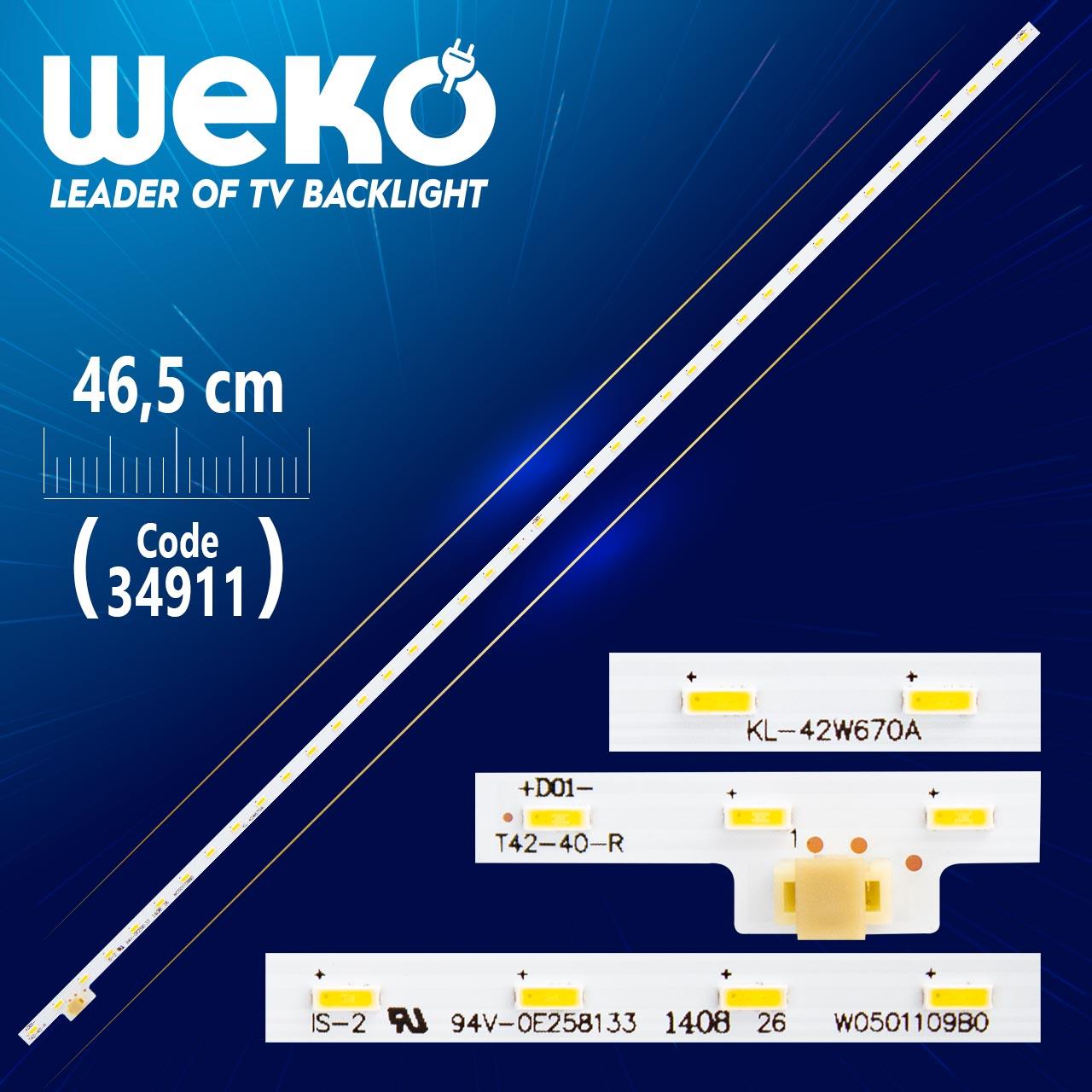 T42-40-R - 125S5B - 46.5 CM 40 LEDLİ - (WK-748)