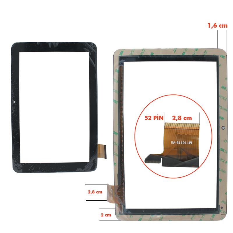 TABLET DOKUNMATİK EKRAN (MT10119-V2)  10.1  G. MOBIL-YUMATU