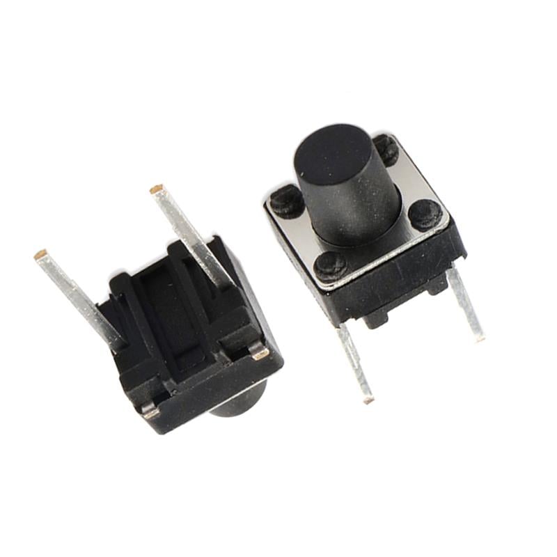 Powermaster Tact Switch Şaseli 6X6x3.5 Mm 2 Bacak IC-200A C9 Buton