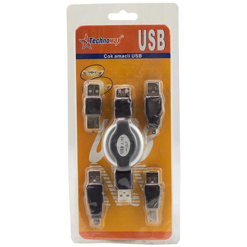 TECHNOMAX ÇOK AMAÇLI USB (5Lİ SET)