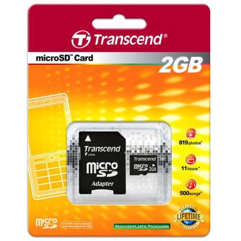 TRANSCEND 2 GB MICRO SD HAFIZA KARTI