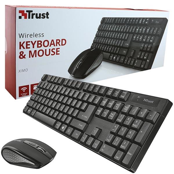 TRUST XIMO 21505 KABLOSUZ KLAVYE+MOUSE SET