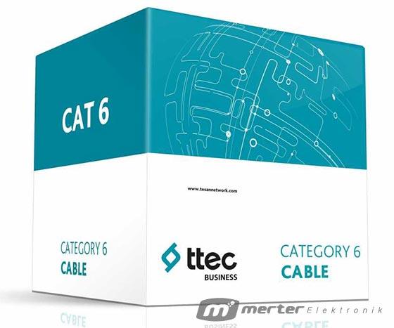 TTEC BUSINESS 23 AWG 305 METRE CAT6 KABLO