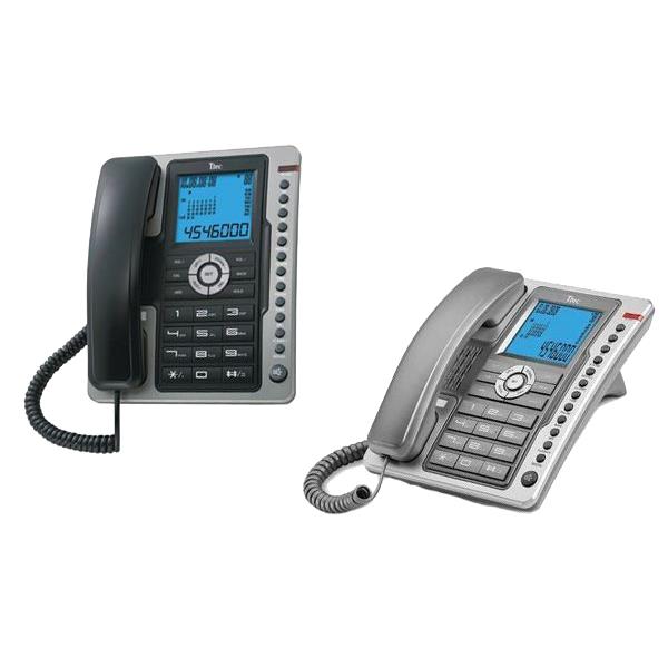 TTEC TK-6101 EKRANLI NUMARAYI GÖSTEREN MASAÜSTÜ TELEFON (TİTANYUM*GÜMÜŞ)