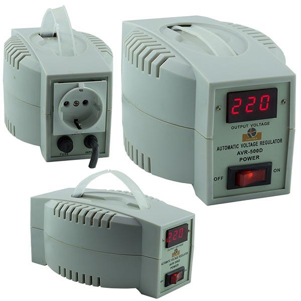 TUNÇMATİK AVR-500D 650VA DİJİTAL EKRAN OTOMATİK VOLTAJ REGÜLATÖRÜ