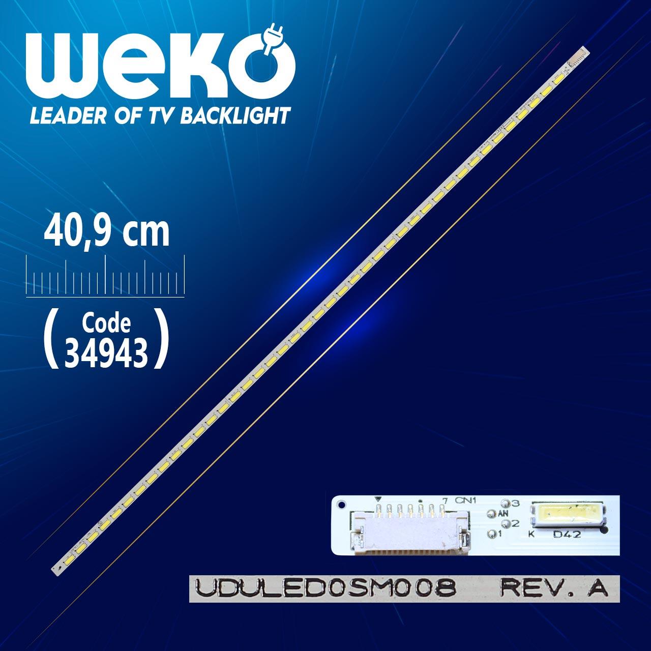 UDULED0SM008 REV.A - 32 14S3P [SLED] - 40.9 CM 42 LEDLİ - (WK-772)
