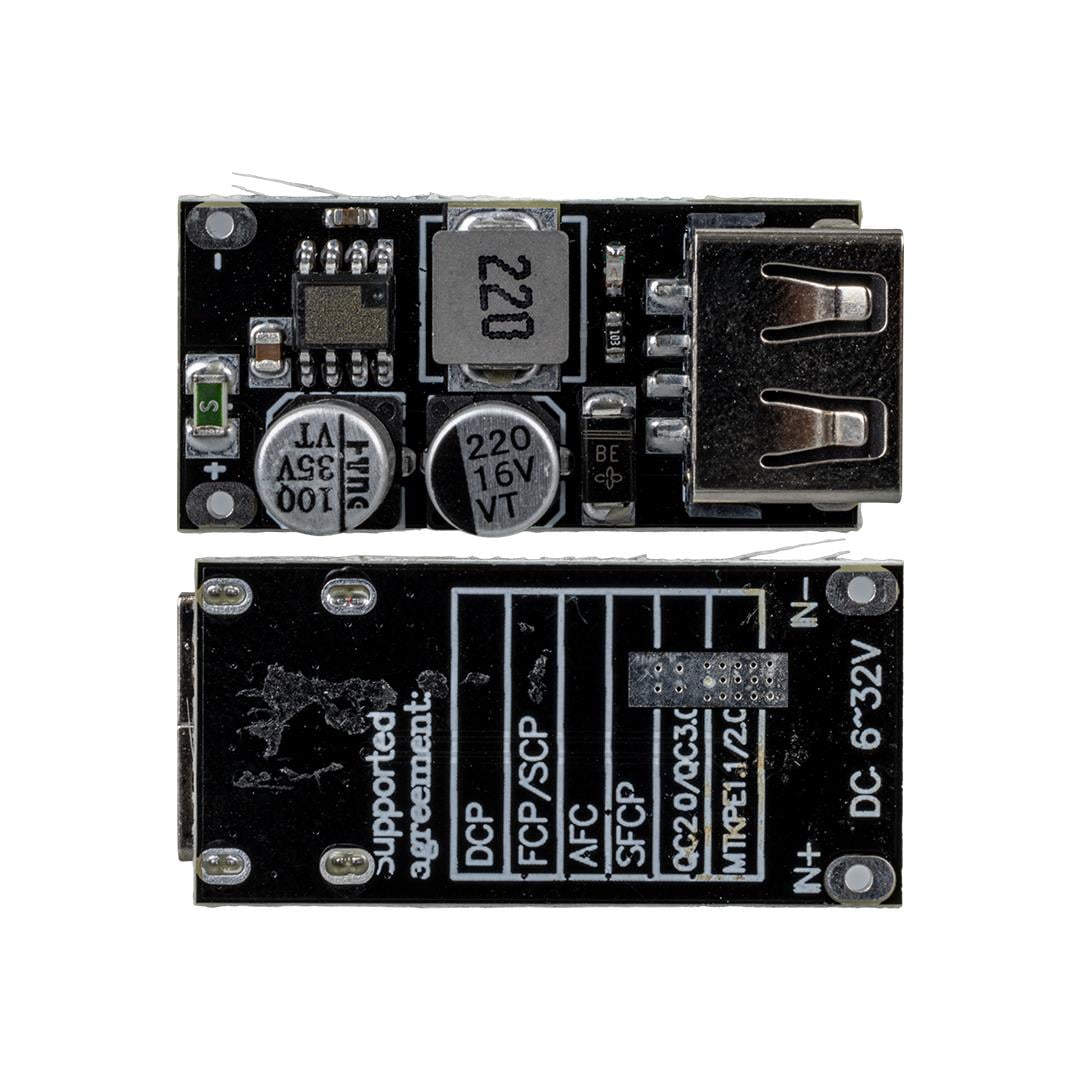 USB DC STEP DOWN MODÜL TELEFON ŞARJ  12V24V TO Q.C3.0