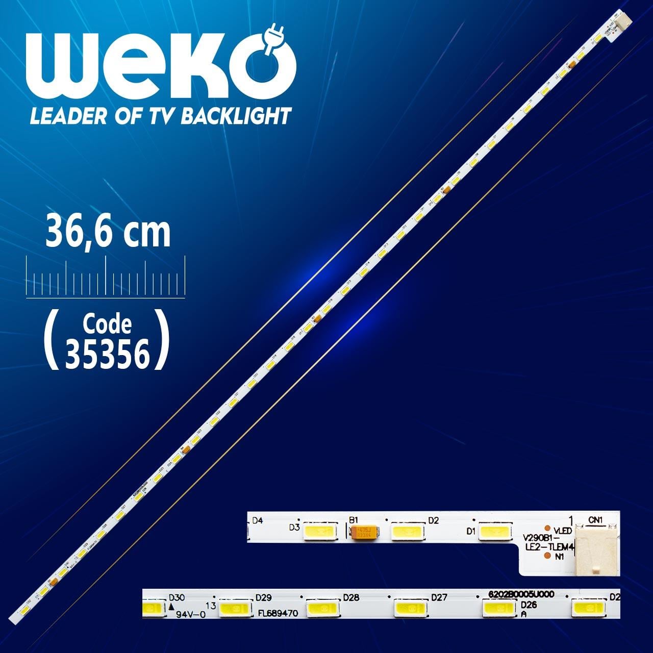 V290B1-LE1-TLEM5 - 36.6 CM 24 LEDLİ - (WK-965)