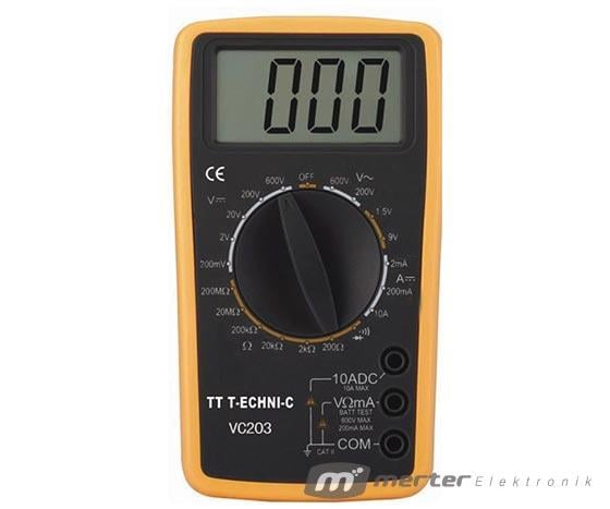 VC203 DİJİTAL ÖLÇÜ ALETİ