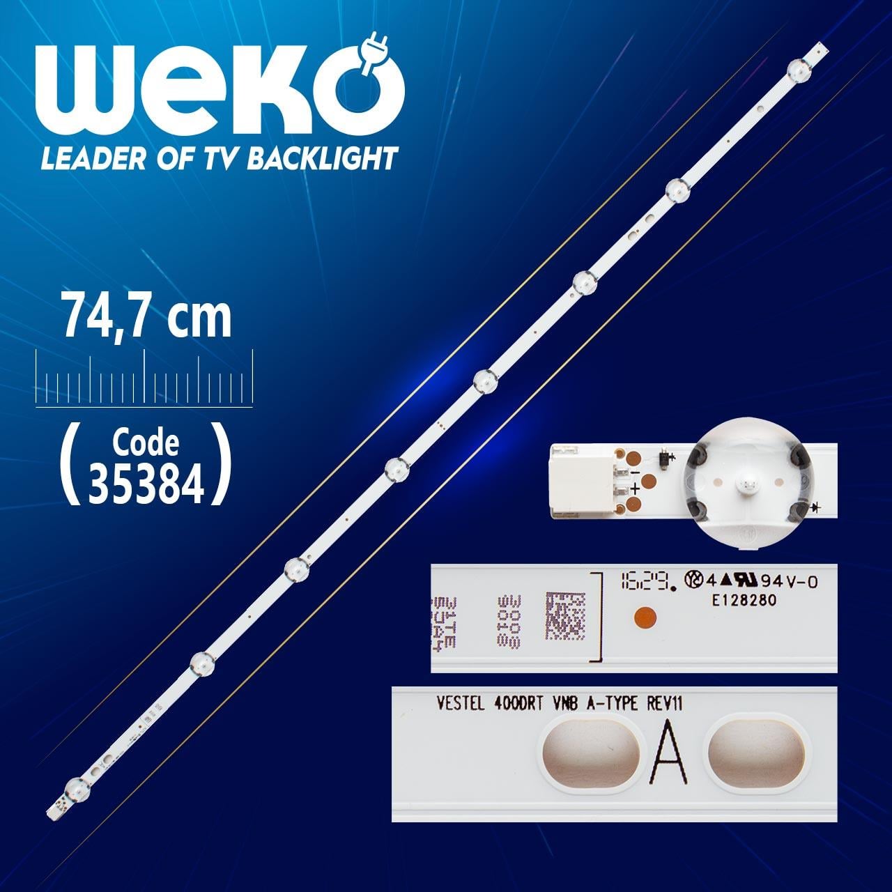 VESTEL 400DRT VNB A-TYPE REV11 - 8 LEDLİ 74.7 CM - (WK-112)
