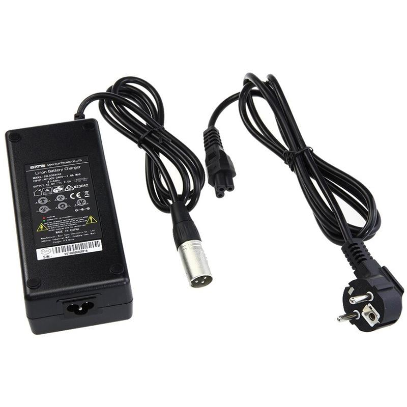 WEKO 42 VOLT - 2 AMPER 3 PİNLİ CANON ERKEK JACKLI YERLİ ÜRETİM GİNGER ŞARJ CİHAZI ADAPTÖRÜ