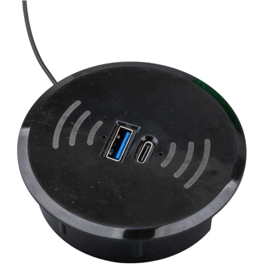 WEKO 5W ÇIKIŞ TYPE C - USB ÇIKIŞ WİRELESS ŞARJ CİHAZI MBLY-25483